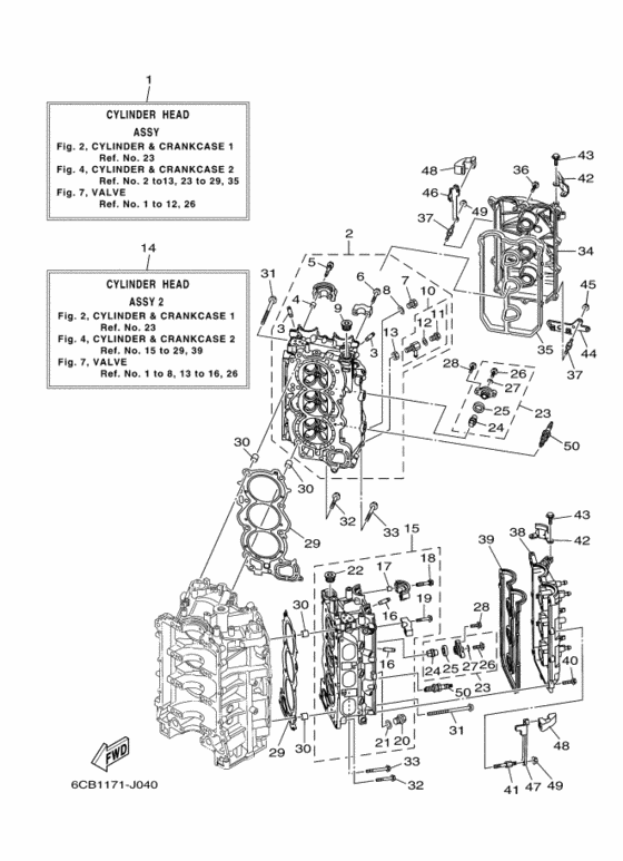 Cylinder & crankcase 2