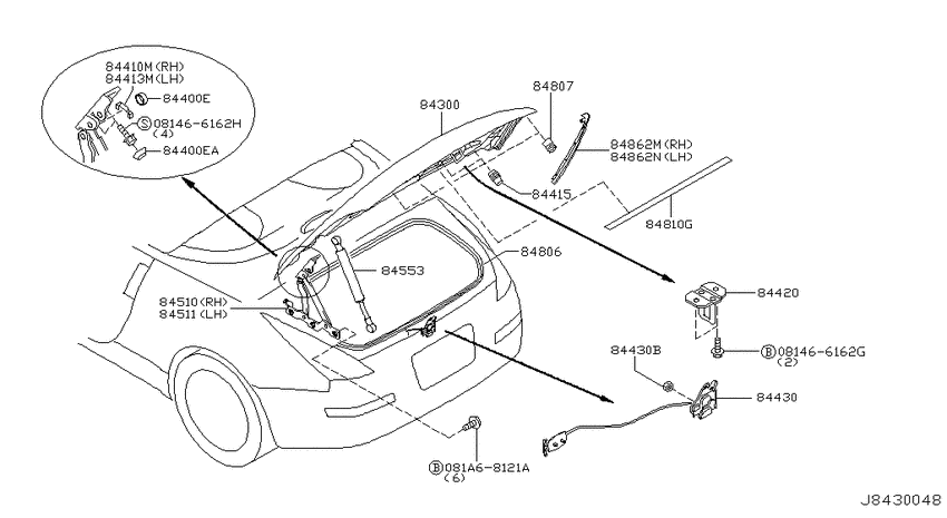 Trunk lid & fitting