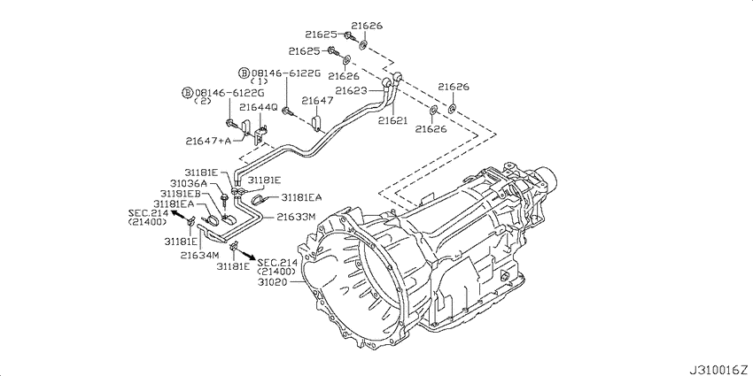 Auto transmission,transaxle & fitting