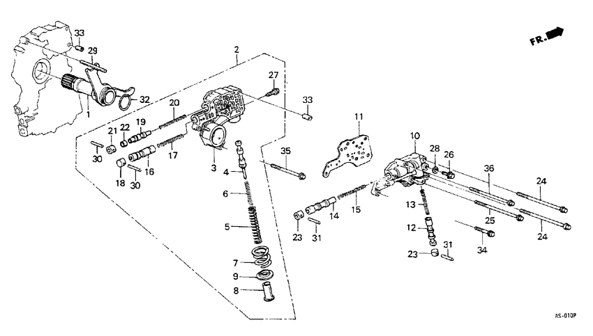 Regulator/lock up valve
