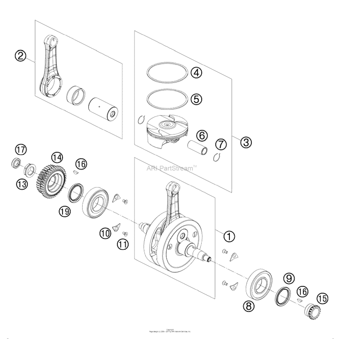 Crankshaft, Piston