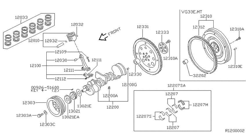 Piston,crankshaft & flywheel