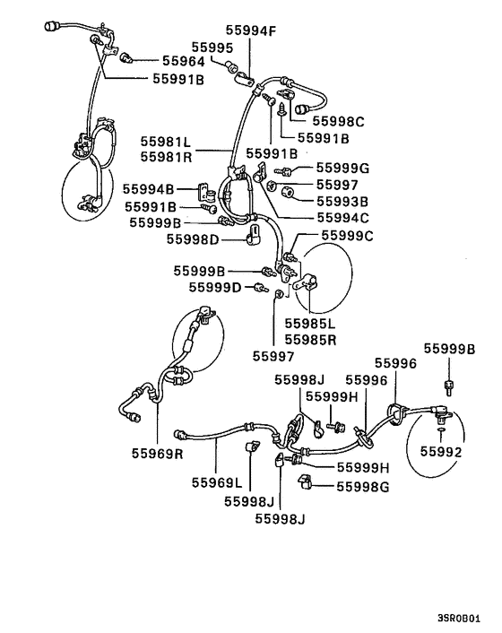 Anti-skid brake sensor