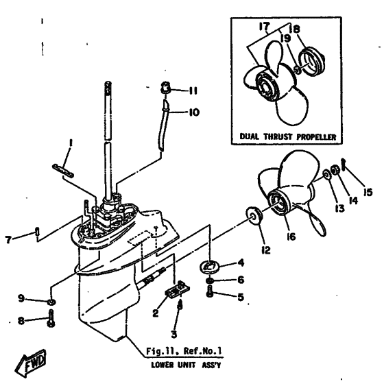 Lower casing & drive 2