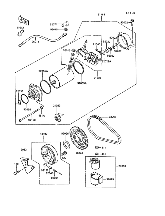 Starter motor