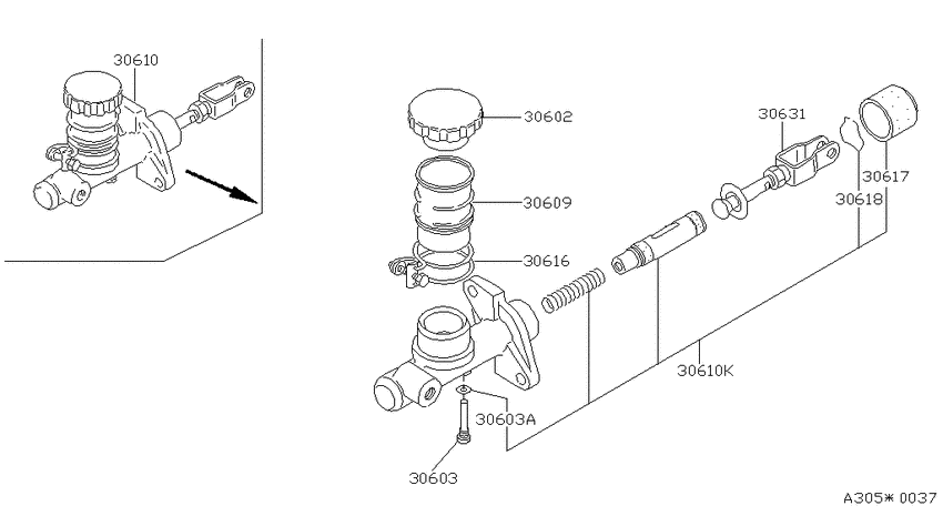 Clutch master cylinder