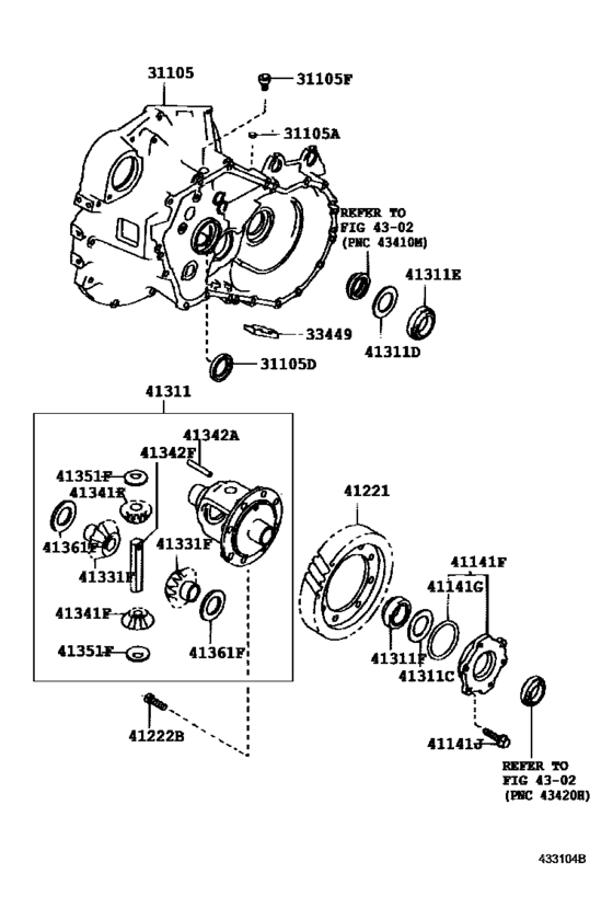 Front Axle Housing & Differential