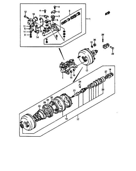Brake master cylinder