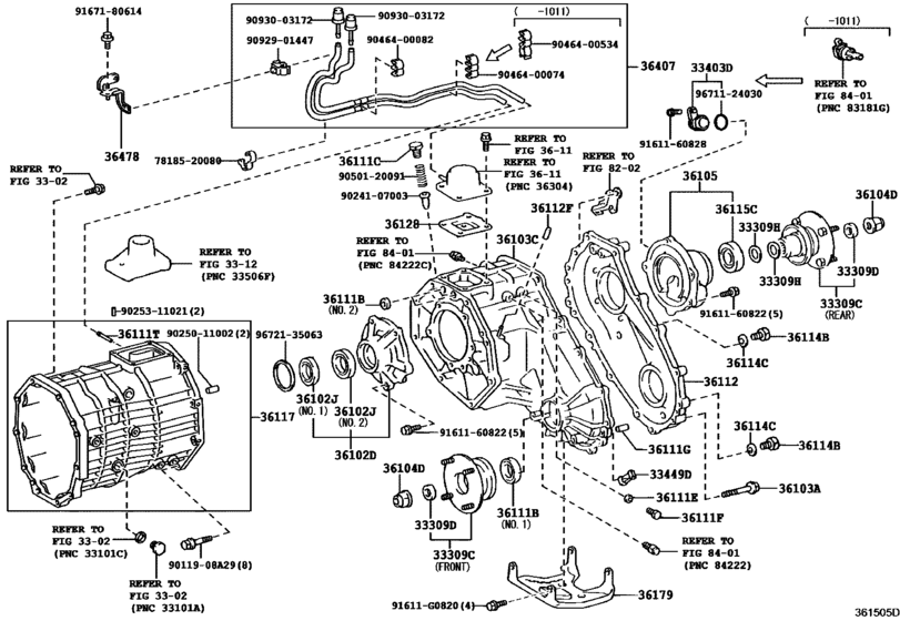 Transfer Case & Extension Housing for 2006 2014 Toyota FJ CRUISER