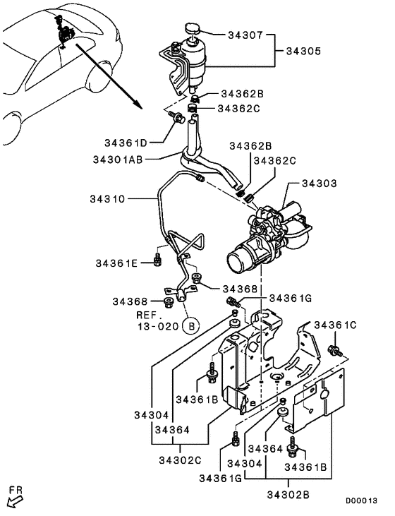 Rear axle diff control
