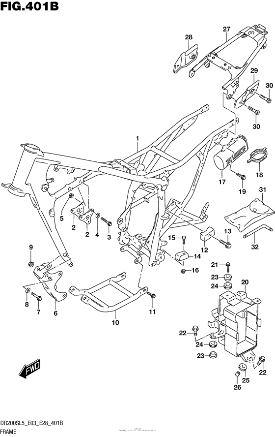 Frame (Dr200Sl5 E28)