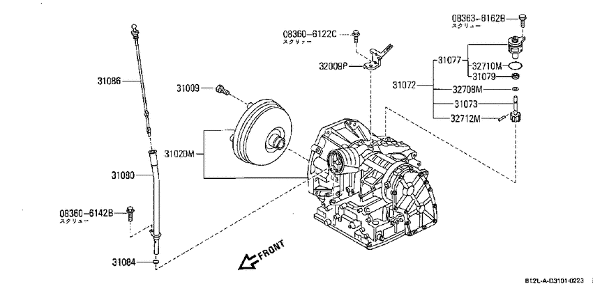 AT transmission & transaxle assembly