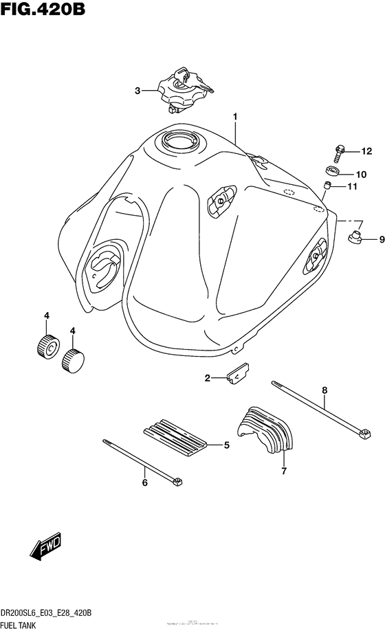 Fuel Tank (Dr200Sl6 E28)