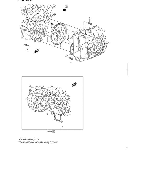 Transmission mounting