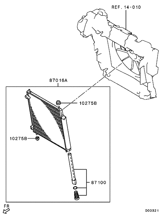 A/c condenser, piping