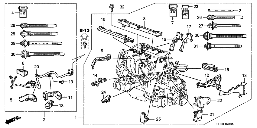 Engine wire harness