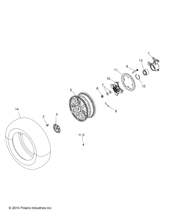 Wheels, Front And Hub
