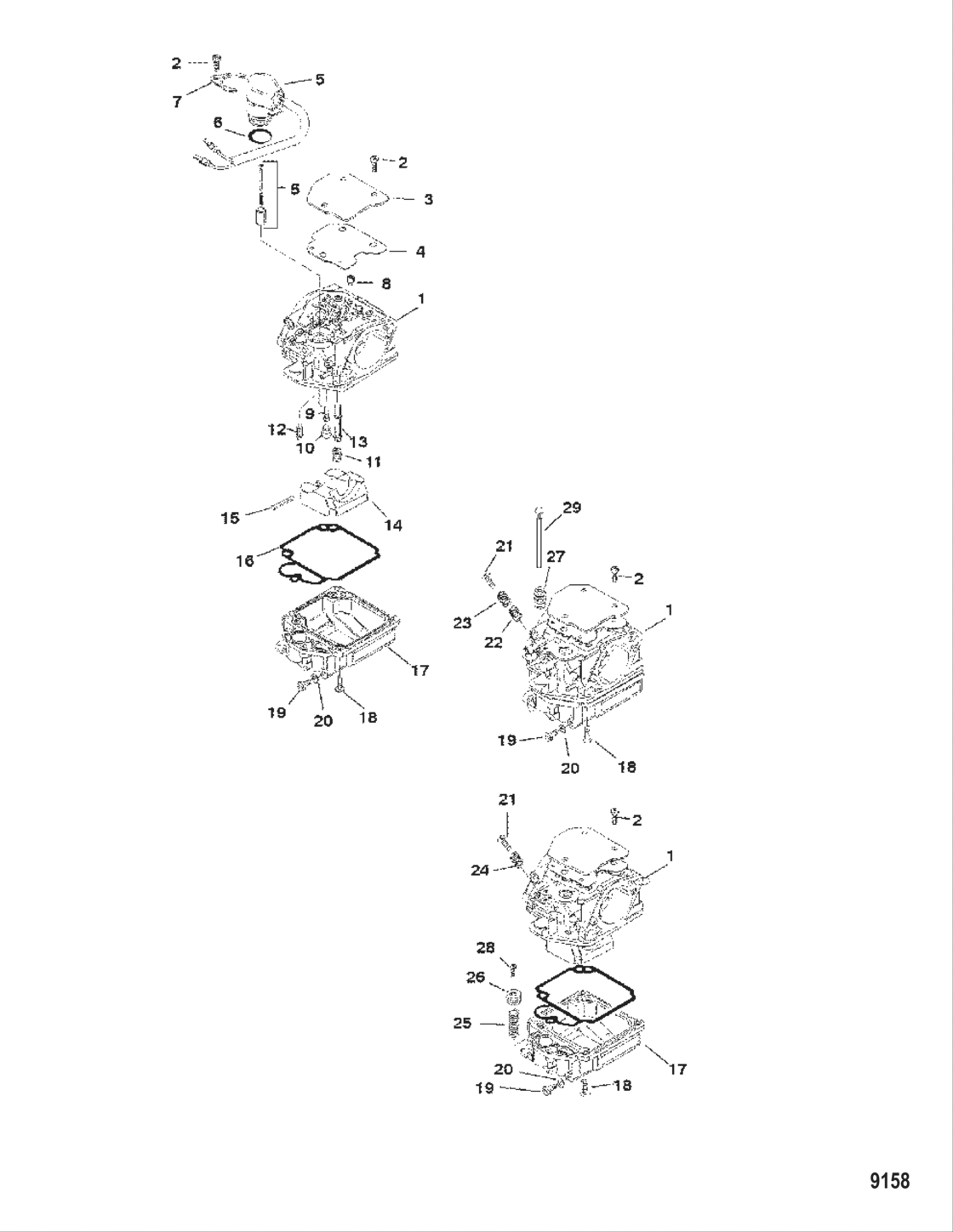 Carburetor (0T178499 And Below)
