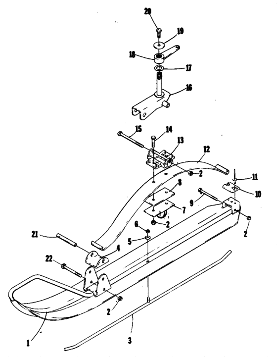 Ski for 1979 Arctic Cat LYNX LYNX (N) General sales region