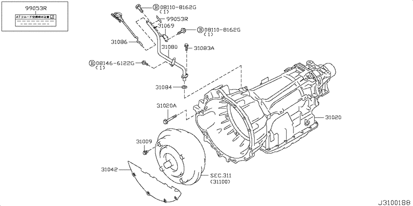 Auto transmission,transaxle & fitting