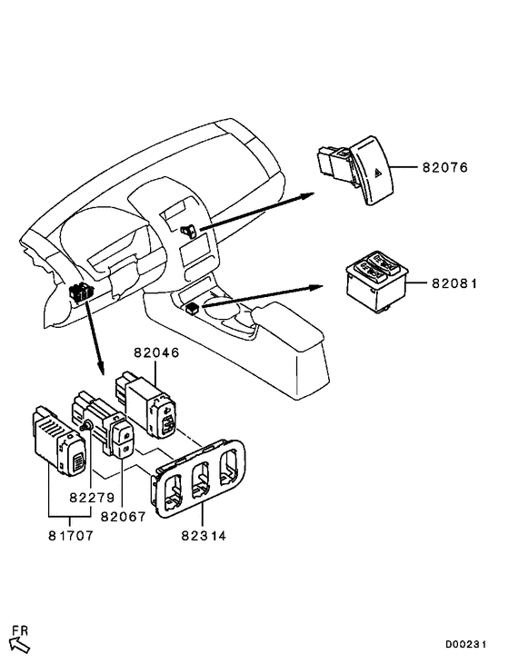 Switch & cigar lighter