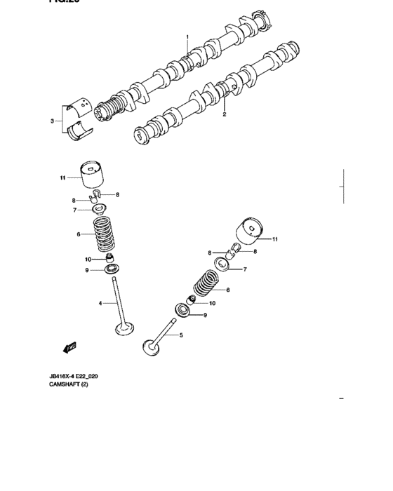 Camshaft/valve