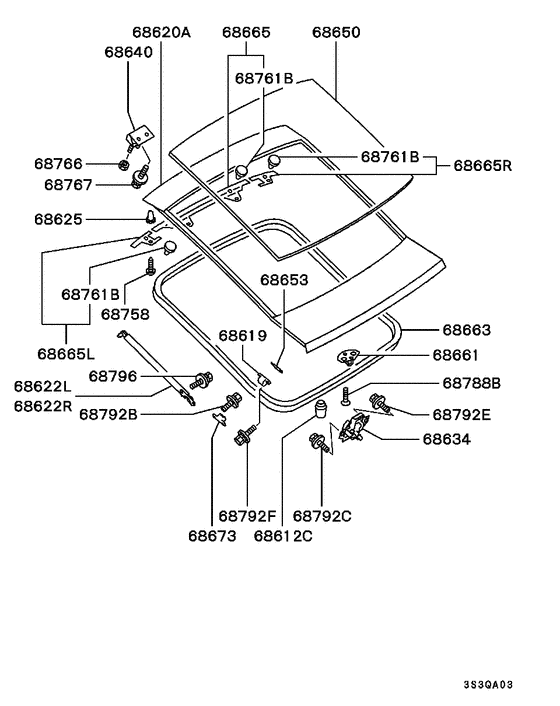 Tailgate panel & glass