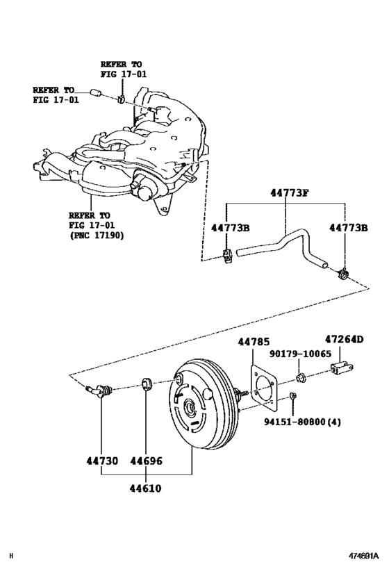 Brake Booster & Vacuum Tube