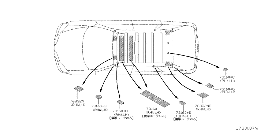 Roof panel & fitting