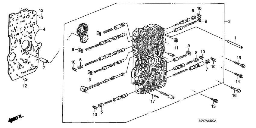 Main valve body