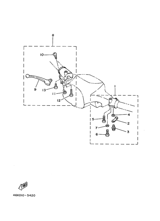 Handle switch & lever