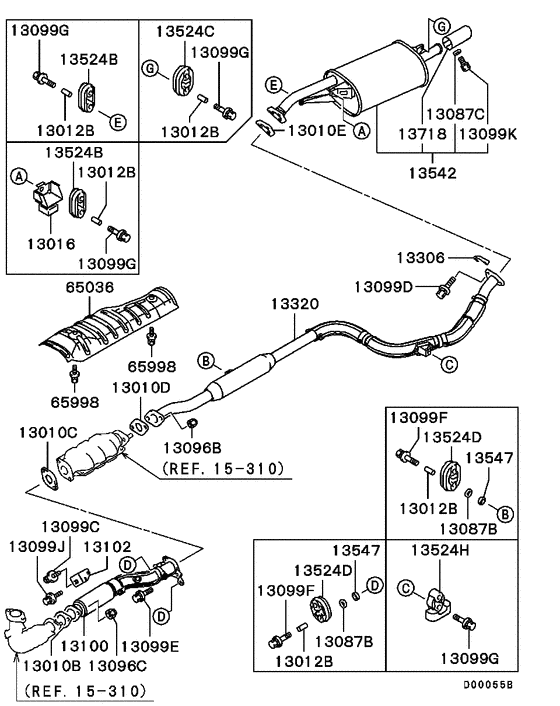 Exhaust pipe & muffler