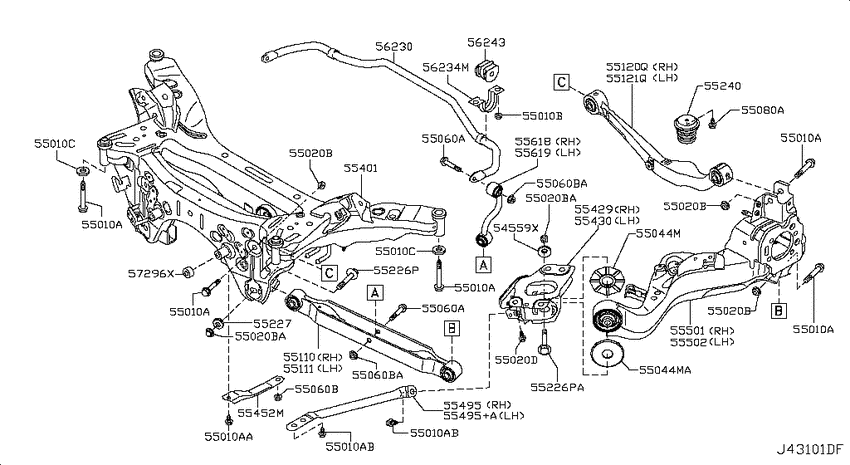 Rear suspension