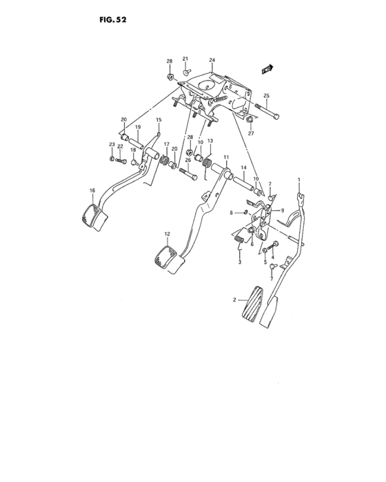 Pedal and pedal bracket