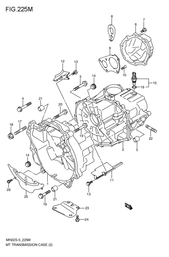 mt - transmission case