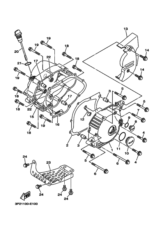 Crankcase cover 1
