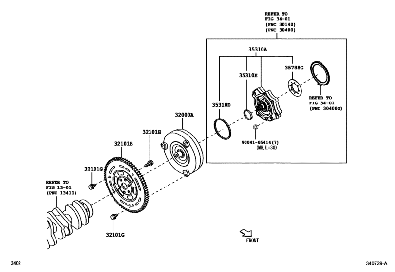 Torque Converter, Front Oil Pump(Cvt)
