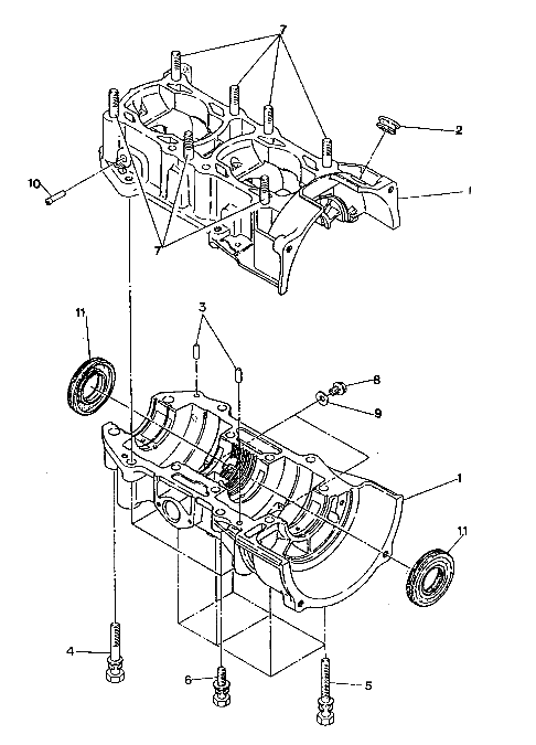 Crankcase assembly