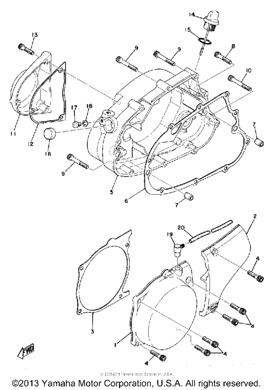 Crankcase cover