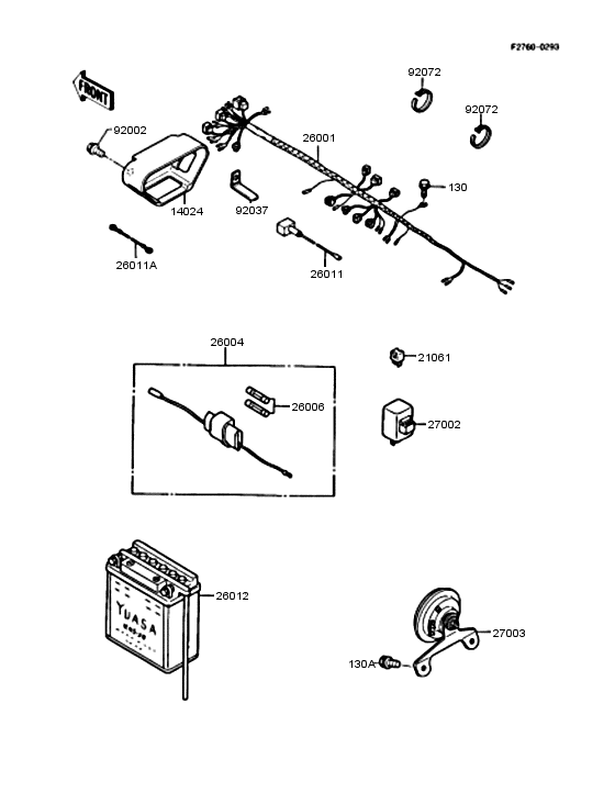 Chassis electrical equipment