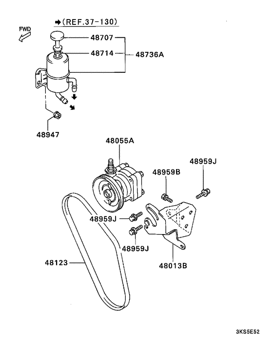 Power steering oil pump