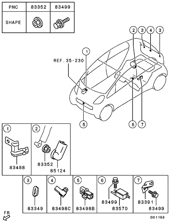 Wiring & attaching parts