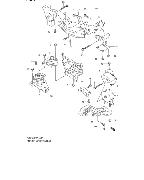Engine mounting