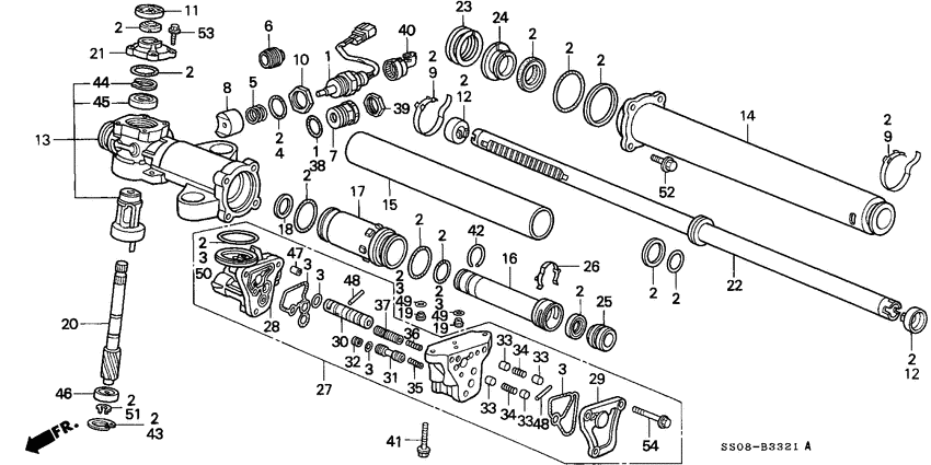 P.s. gear box components
