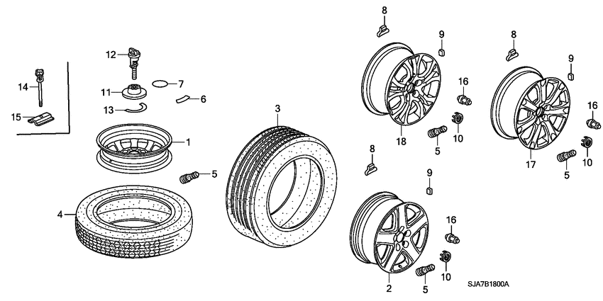 Tire/wheel disks