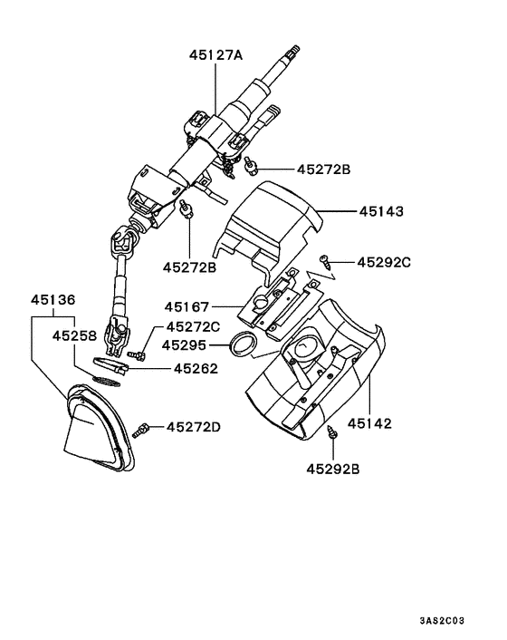 Steering column & cover