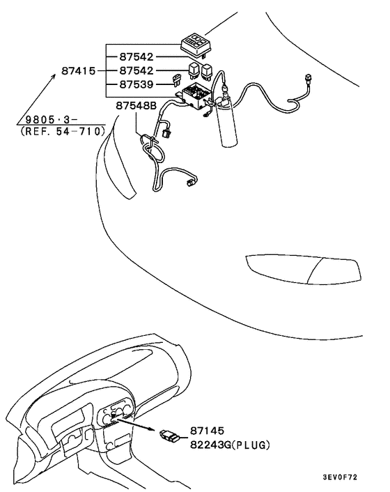 A/c condenser, piping