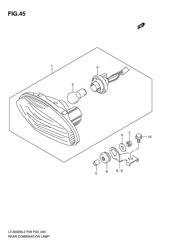 Rear combination lamp