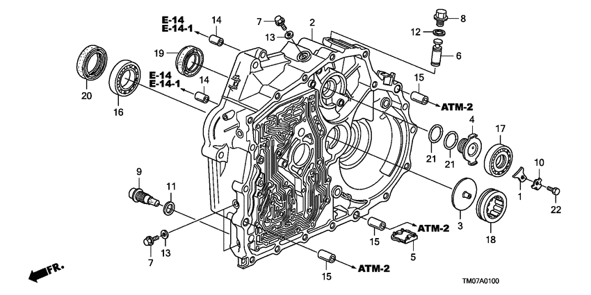 Torque converter case