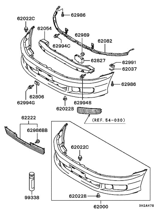 Front bumper & support